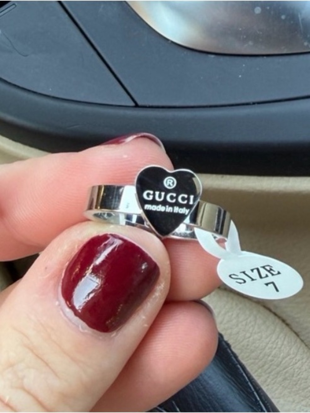 Car Interior with Ring